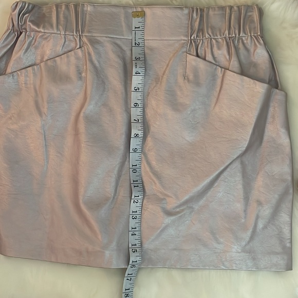 Zara NWOT pleather skirt - Picture 3 of 6